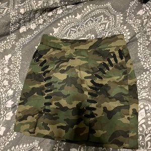 Army camo skirt